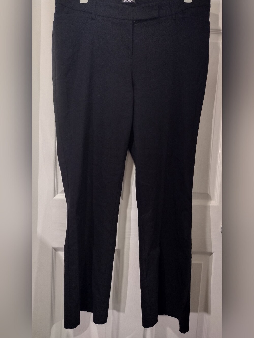 Fashion Bug Black Straight-Leg Women's Trousers